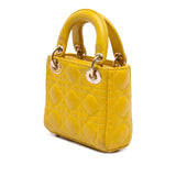 Dior Micro Lambskin Cannage Lady Dior