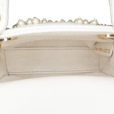 Dior Micro Lambskin Cannage Pearl Lady Dior (SHG-Y2mIaH)