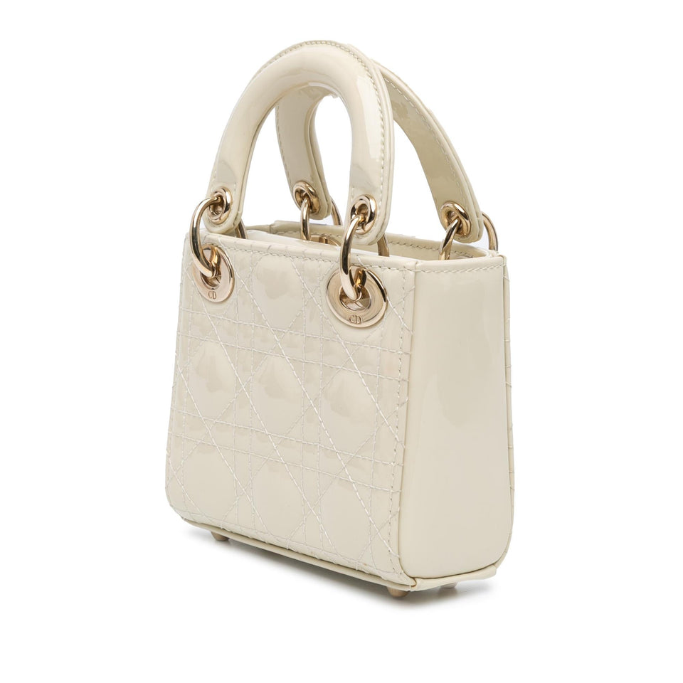 Dior Micro Patent Cannage Lady Dior