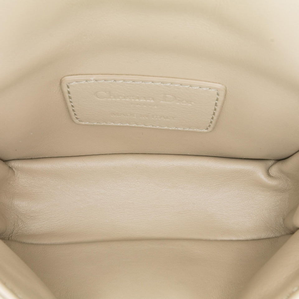 Dior Micro Supple Calfskin Cannage Caro Bag