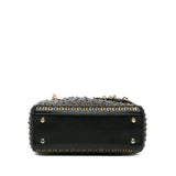 Dior Mini Calfskin Embellished Lady Dior