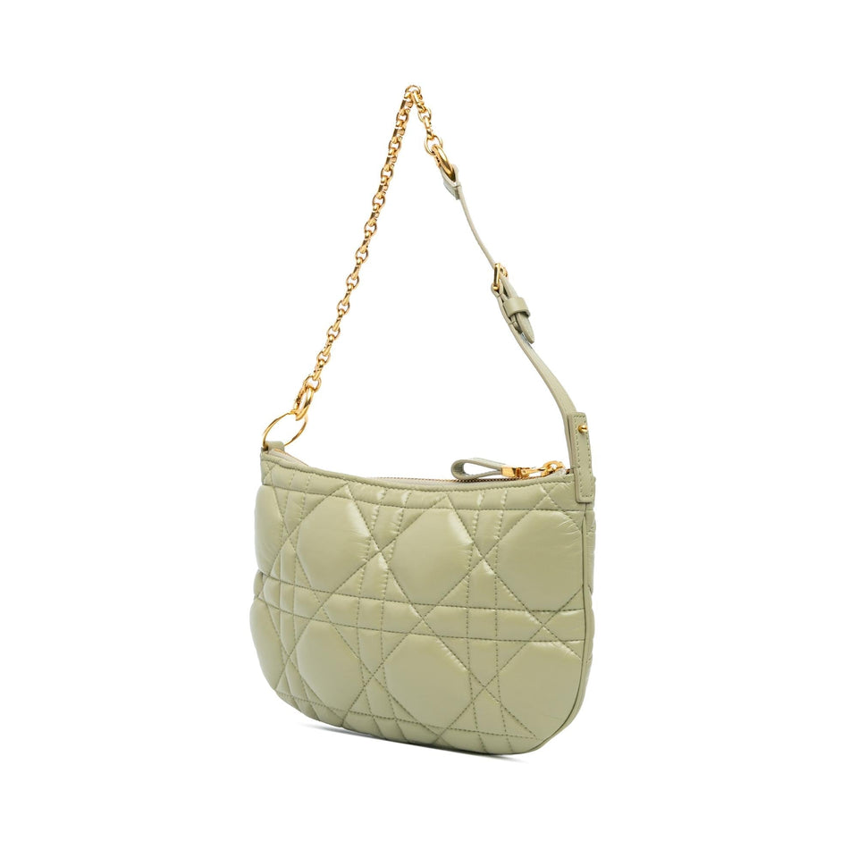 Dior Mini Calfskin Macrocannage Dior Caro Tulip Bag