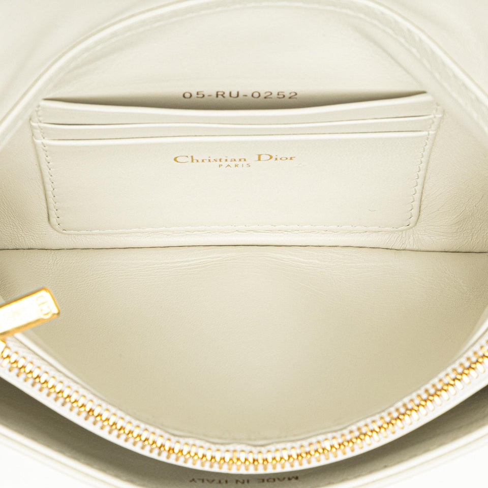 Dior Mini Calfskin Macrocannage Lucky Star Caro Bag