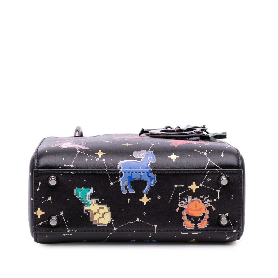 Dior Mini Calfskin Pixel Zodiac Lady Dior