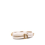 Dior Mini Canvas Embroidered Camouflage Saddle Bag