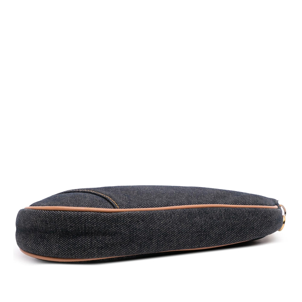 Dior Mini Denim Saddle Pochette