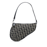 Dior Mini Diorissimo Canvas Saddle Pochette