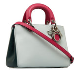 Dior Mini Diorissimo Tricolor Satchel (SHG-iouJ75)