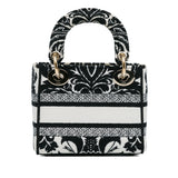 Dior Mini Embroidered Canvas Lady D-Lite (SHG-rfOZmE)
