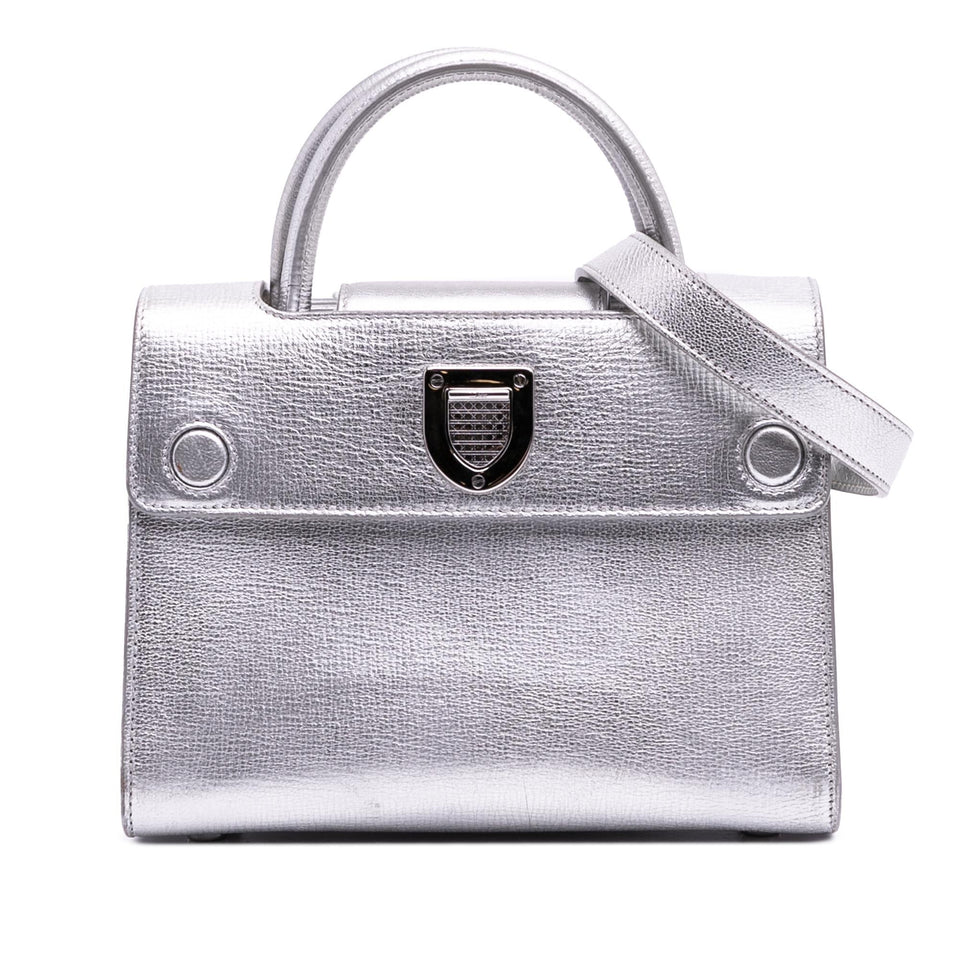 Dior Mini Grained Calfskin Diorever Satchel