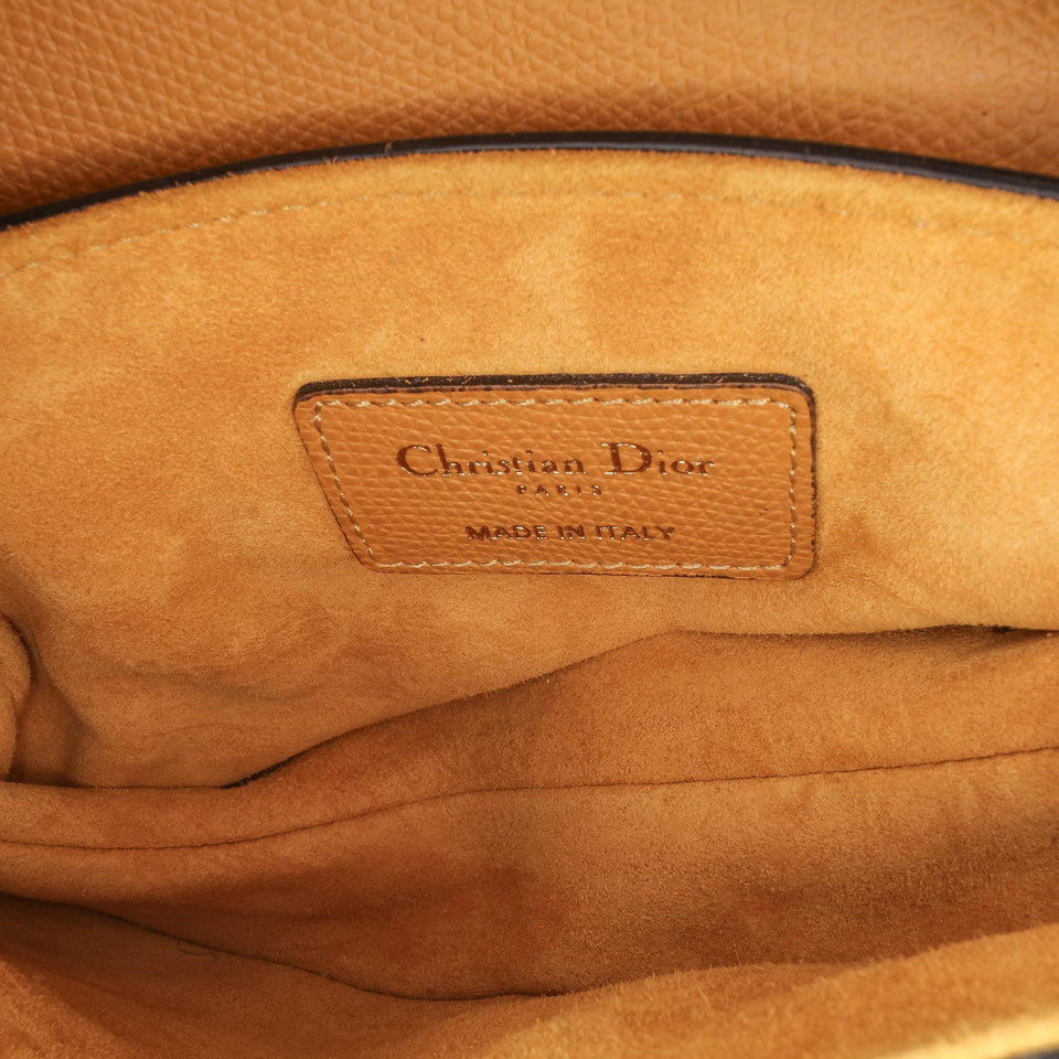 Dior Mini Grained Calfskin Saddle