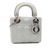Dior Mini Iridescent Lambskin Cannage Lady Dior
