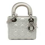 Dior Mini Iridescent Lambskin Cannage Lady Dior