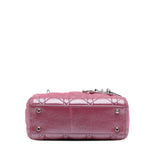 Dior Mini Iridescent Lambskin Cannage Lady Dior