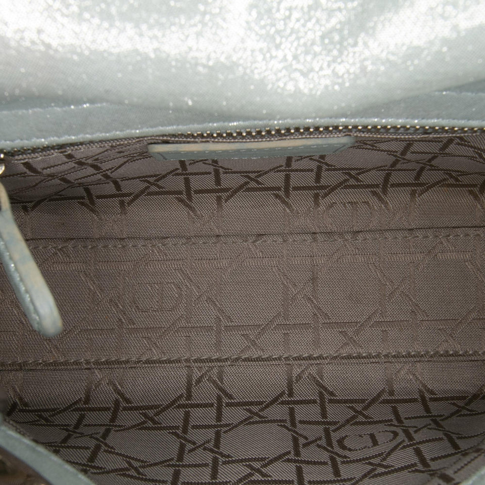 Dior Mini Iridescent Lambskin Cannage Lady Dior