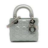 Dior Mini Iridescent Lambskin Cannage Lady Dior