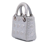 Dior Mini Iridescent Lambskin Cannage Lady Dior