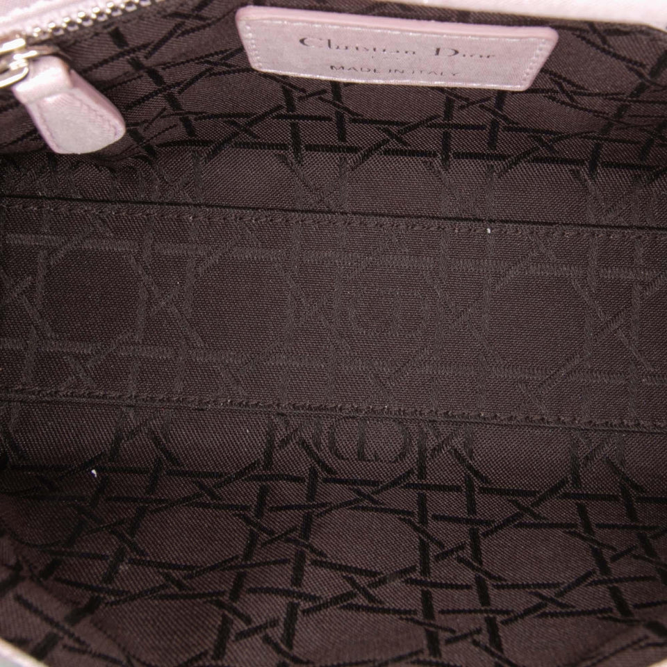 Dior Mini Iridescent Lambskin Cannage Lady Dior