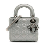 Dior Mini Iridescent Lambskin Cannage Lady Dior