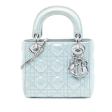Dior Mini Iridescent Lambskin Cannage Lady Dior