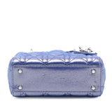 Dior Mini Iridescent Lambskin Cannage Lady Dior