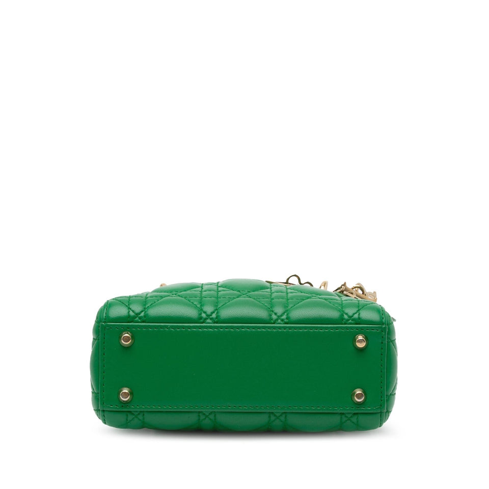 Dior Mini Lambskin Cannage Lady Dior (SHG-Lllqu0)