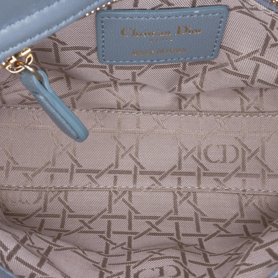 Dior Mini Lambskin Cannage Lady Dior