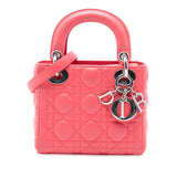 Dior Mini Lambskin Cannage Lady Dior