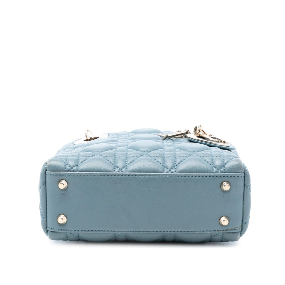 Dior Mini Lambskin Cannage Lady Dior