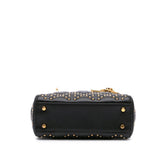 Dior Mini Lambskin Cannage Studded Supple Lady Dior