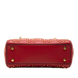 Dior Mini Lambskin Cannage Studded Supple Lady Dior