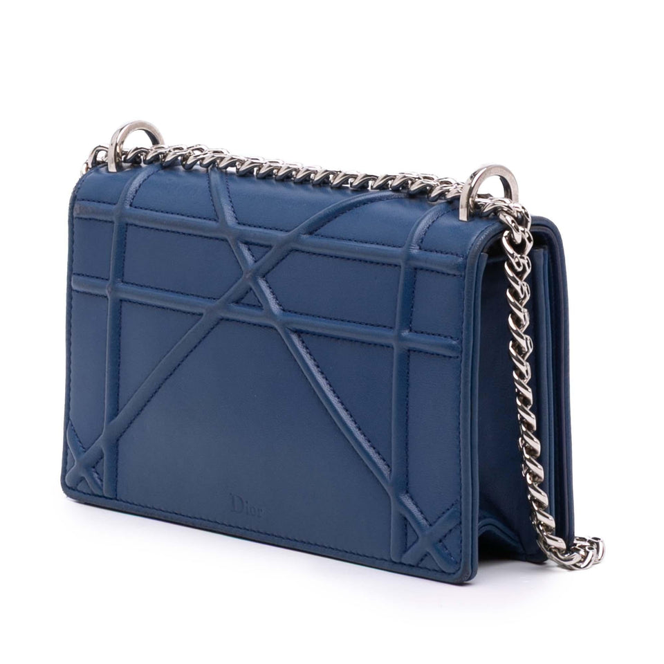 Dior Mini Lambskin Diorama Flap