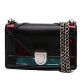 Dior Mini Lambskin Sequin Diorama Flap