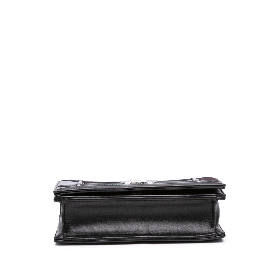 Dior Mini Lambskin Sequin Diorama Flap