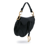 Dior Mini Leather Saddle Bag (SHG-vgQEIu)