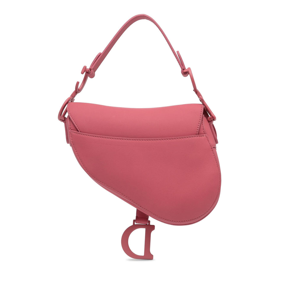 Dior Mini Leather Saddle Bag