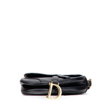 Dior Mini Leather Saddle Bag
