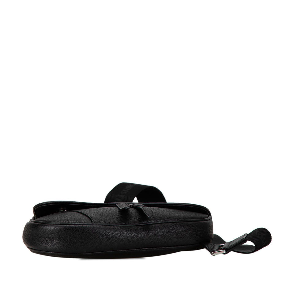 Dior Mini Leather Saddle Crossbody