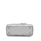 Dior Mini Metallic Calfskin Cannage Supple Lady Dior (SHG-SgmKqY)