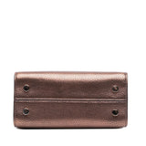 Dior Mini Metallic Grained Calfskin Diorever Satchel