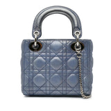 Dior Mini Metallic Lambskin Cannage Lady Dior (SHG-N1MHIR)