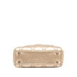 Dior Mini Metallic Lambskin Cannage Lady Dior