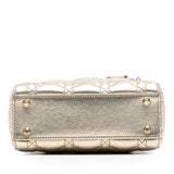Dior Mini Metallic Lambskin Cannage Lady Dior