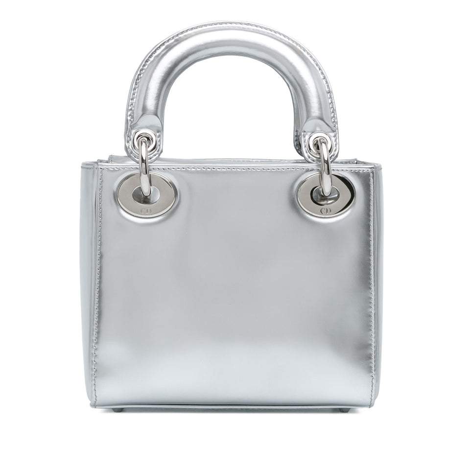 Dior Mini Metallic Patent Lady Dior