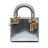 Dior Mini Metallic Patent Lady Dior