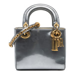 Dior Mini Metallic Patent Lady Dior