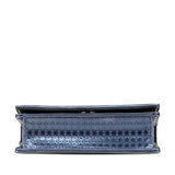Dior Mini Metallic Patent Microcannage Diorama Flap