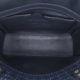 Dior Mini Metallic Patent Microcannage Lady Dior