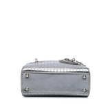 Dior Mini Metallic Patent Microcannage Lady Dior