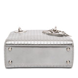 Dior Mini Metallic Patent Microcannage Lady Dior